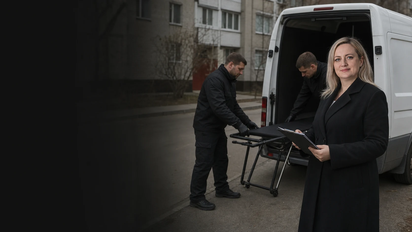 Тематическая иллюстрация к странице «Ритуальные грузчики и перенос гроба»